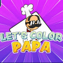 Let's Color Papa