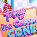 Pony Ice Cream Cone
